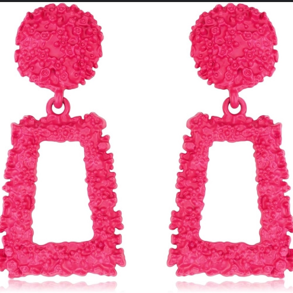 coral earrings